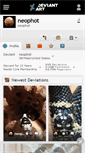 Mobile Screenshot of neophot.deviantart.com