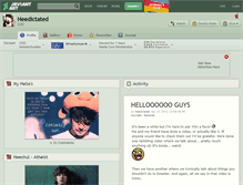 Tablet Screenshot of heedictated.deviantart.com