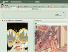 Tablet Screenshot of erilu.deviantart.com