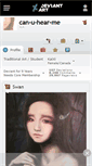 Mobile Screenshot of can-u-hear-me.deviantart.com