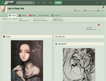 Tablet Screenshot of can-u-hear-me.deviantart.com