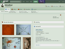 Tablet Screenshot of mikhailbuer.deviantart.com