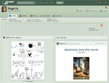 Tablet Screenshot of fitzgirl18.deviantart.com