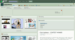 Desktop Screenshot of malikxbakura.deviantart.com