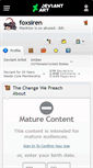 Mobile Screenshot of foxsiren.deviantart.com