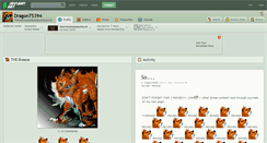 Desktop Screenshot of dragon75394.deviantart.com