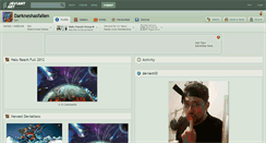 Desktop Screenshot of darkneshasfallen.deviantart.com