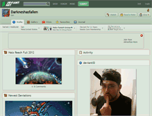 Tablet Screenshot of darkneshasfallen.deviantart.com