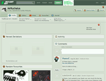 Tablet Screenshot of mrruchalus.deviantart.com