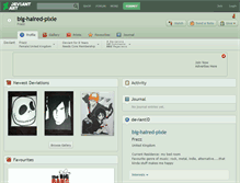 Tablet Screenshot of big-haired-pixie.deviantart.com