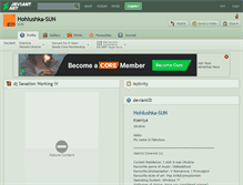 Tablet Screenshot of hohlushka-sun.deviantart.com