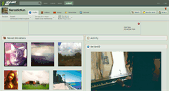 Desktop Screenshot of narcoticnun.deviantart.com