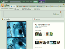 Tablet Screenshot of milofx.deviantart.com