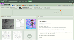 Desktop Screenshot of jennaviva.deviantart.com