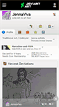 Mobile Screenshot of jennaviva.deviantart.com