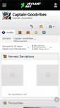 Mobile Screenshot of captain-goodvibes.deviantart.com