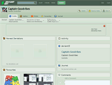 Tablet Screenshot of captain-goodvibes.deviantart.com