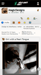 Mobile Screenshot of magicdesigns.deviantart.com