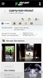 Mobile Screenshot of czarny-kon-nicosci.deviantart.com