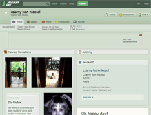 Tablet Screenshot of czarny-kon-nicosci.deviantart.com