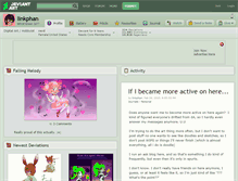 Tablet Screenshot of linkphan.deviantart.com