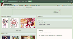 Desktop Screenshot of magenta-chan.deviantart.com