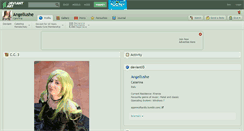 Desktop Screenshot of angellushe.deviantart.com