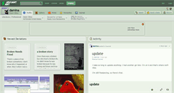 Desktop Screenshot of damina.deviantart.com
