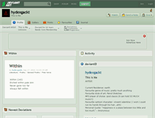 Tablet Screenshot of hydexgackt.deviantart.com