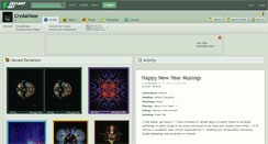 Desktop Screenshot of crystalvase.deviantart.com