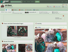 Tablet Screenshot of ichi-black.deviantart.com