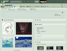 Tablet Screenshot of long-danzi.deviantart.com