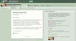 Desktop Screenshot of narusaku-genderbent.deviantart.com