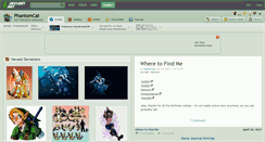 Desktop Screenshot of phantomcat.deviantart.com