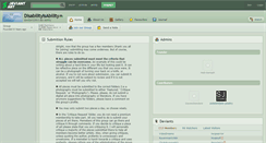 Desktop Screenshot of disabilityisability.deviantart.com