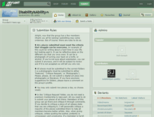 Tablet Screenshot of disabilityisability.deviantart.com
