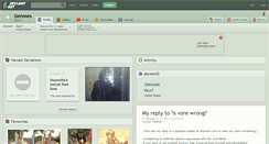 Desktop Screenshot of genoses.deviantart.com