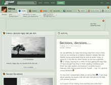 Tablet Screenshot of nitrea.deviantart.com