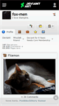 Mobile Screenshot of fox-men.deviantart.com