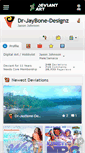 Mobile Screenshot of dr-jaybone-designz.deviantart.com