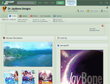 Tablet Screenshot of dr-jaybone-designz.deviantart.com