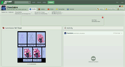 Desktop Screenshot of chaossabre.deviantart.com
