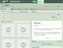 Tablet Screenshot of mrsynn.deviantart.com