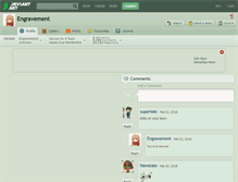 Tablet Screenshot of engravement.deviantart.com