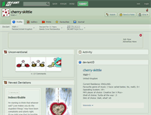 Tablet Screenshot of cherry-skittle.deviantart.com