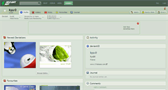 Desktop Screenshot of kyu-0.deviantart.com