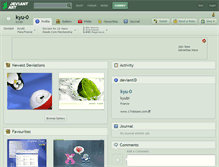 Tablet Screenshot of kyu-0.deviantart.com