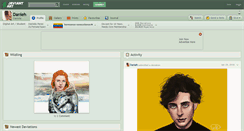Desktop Screenshot of danieh.deviantart.com