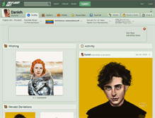 Tablet Screenshot of danieh.deviantart.com