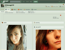 Tablet Screenshot of ooitsmagic90.deviantart.com